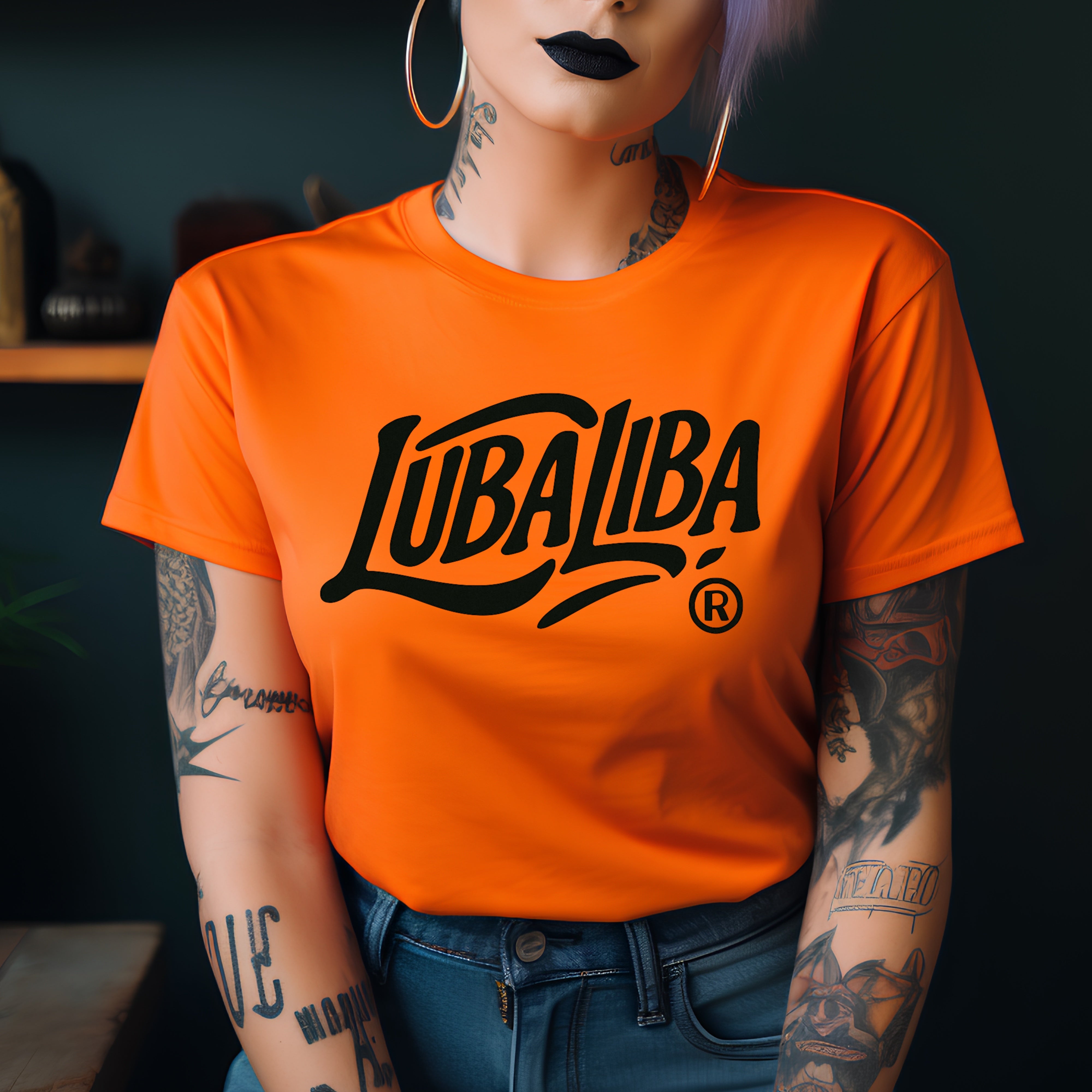 T-Shirt Orange " LUBALIBA " ArtNr.: LLL